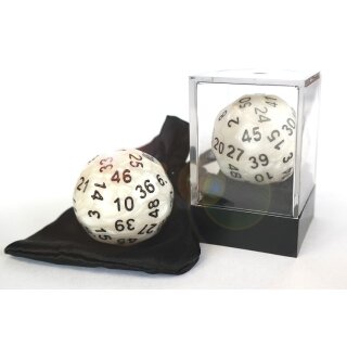 Dice-Up D50 in Acrylbox und Satinbag Perlmutt