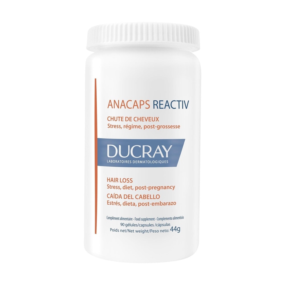 Ducray Anacaps Reactiv Cure complète 3 mois 90Gelules Complément alimentaire