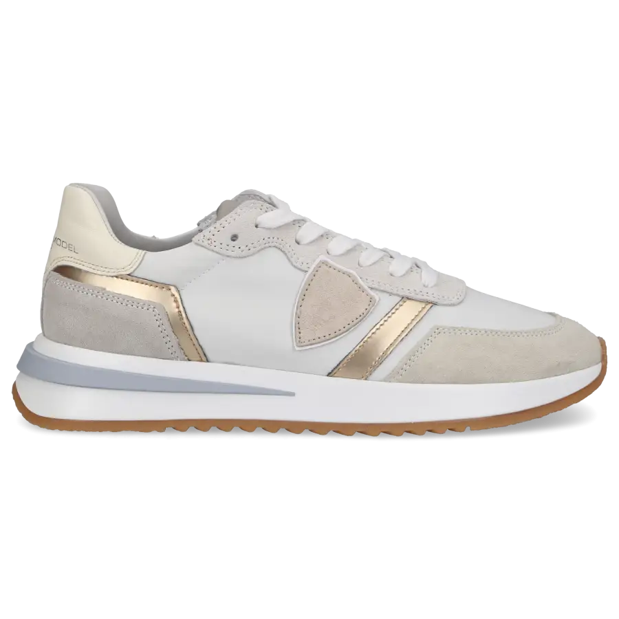 Philippe Model - Sneaker low TROPEZ 2.1 Veloursleder Nylon - weiß