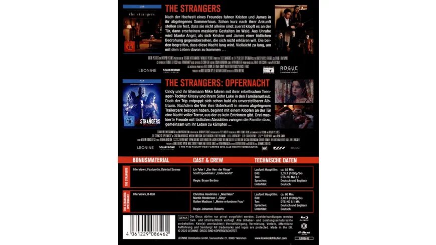 The Strangers - 2 Movie Collection - Mediabook - Limited Edition  [2 BRs]