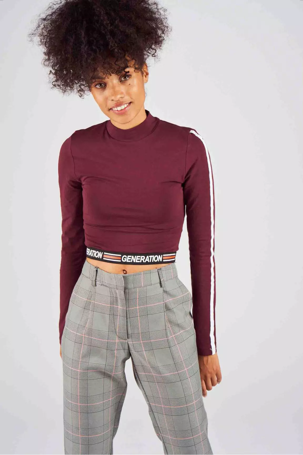 Tally Weijl Crop Tops Femme couleur violet