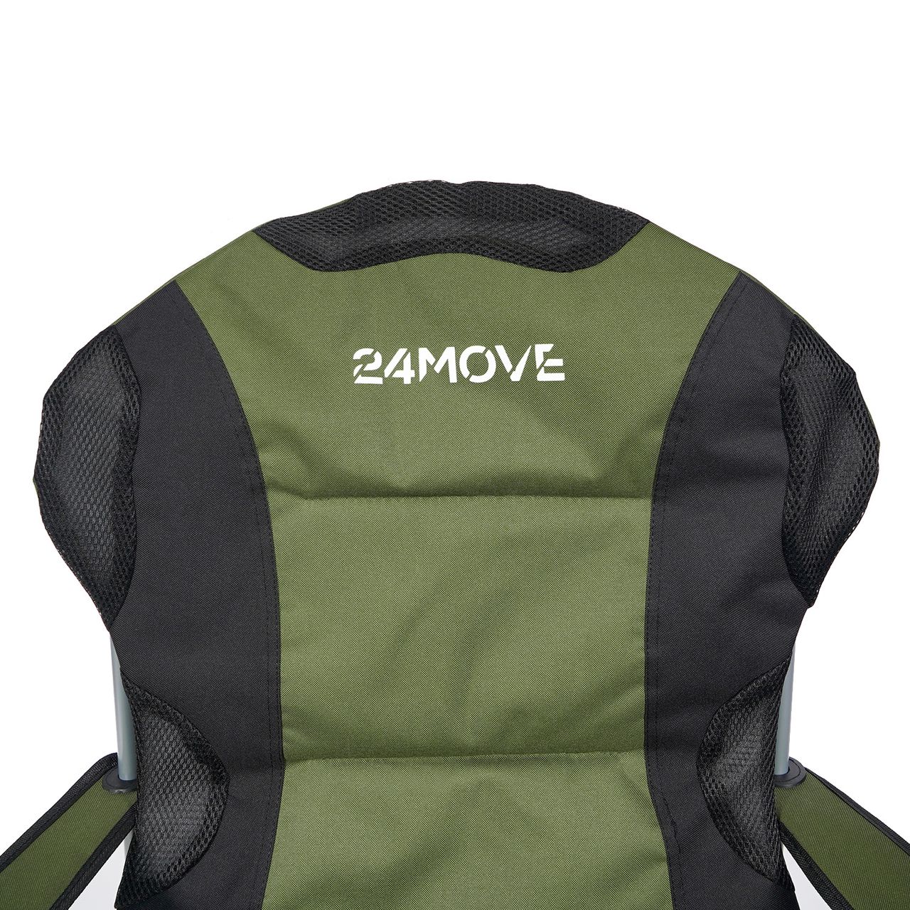 TroniTechnik 24MOVE® Campingstuhl Salvador faltbar Klappstuhl gepolstert mit Tragetasche,150kg belastbar,grün