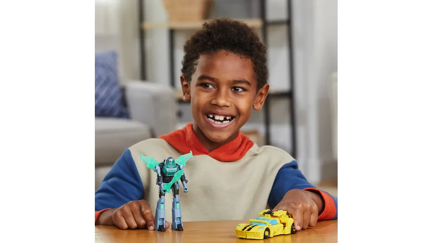 Hasbro - Transformers EarthSpark Cyber-Combiner Bumblebee und Mo Malto