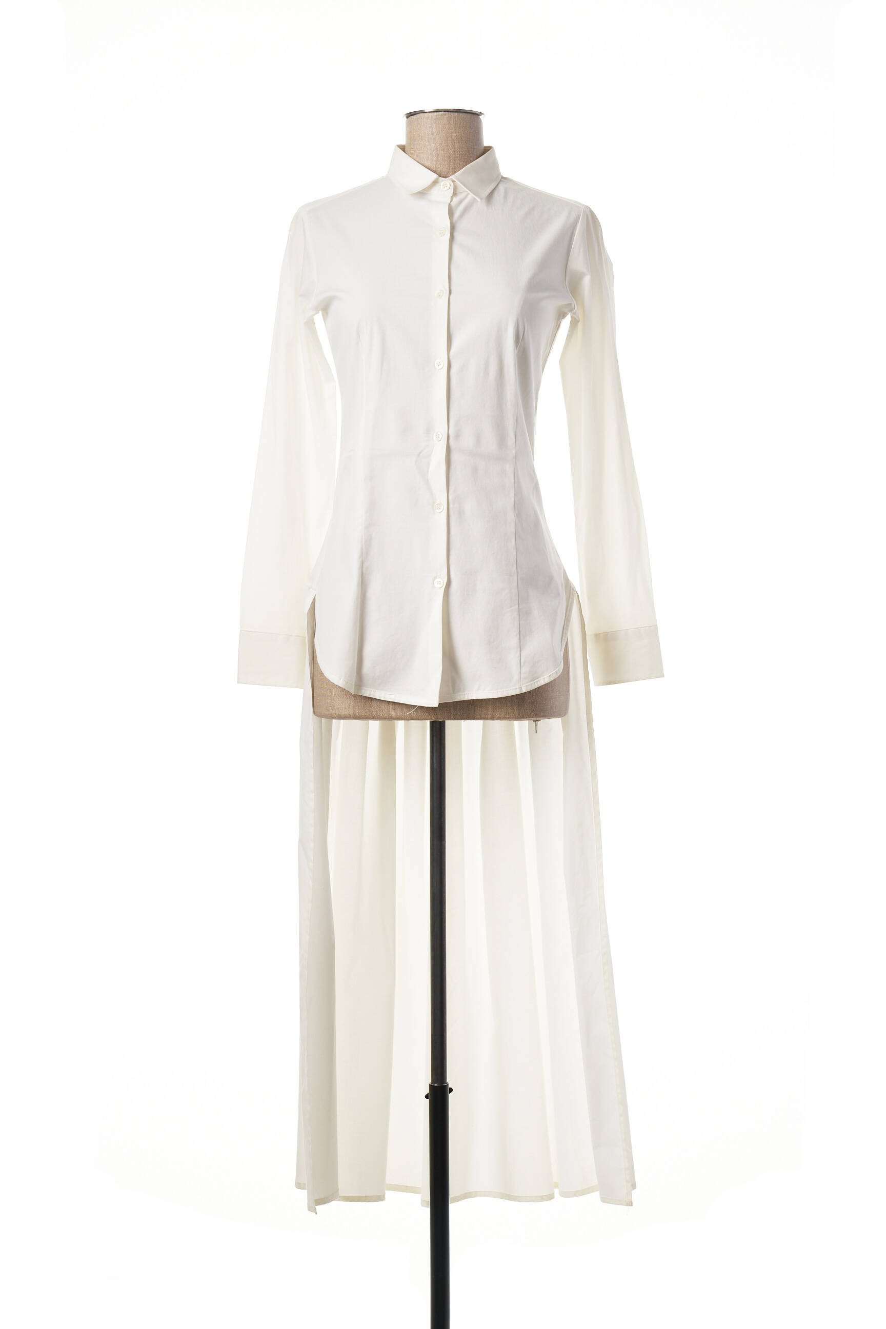 Gaia Boldetti Tuniquemanchelongue Femme couleur blanc