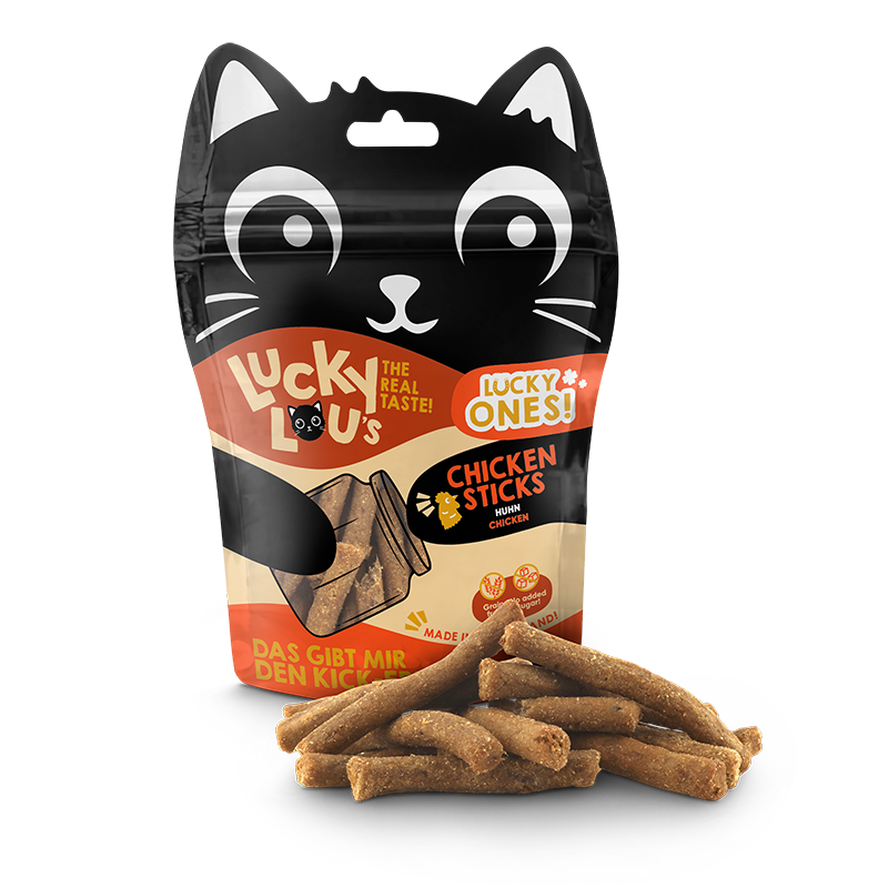 Lucky Lou Snacks Lucky Lou Lucky Ones Sticks 8x50 g Huhn