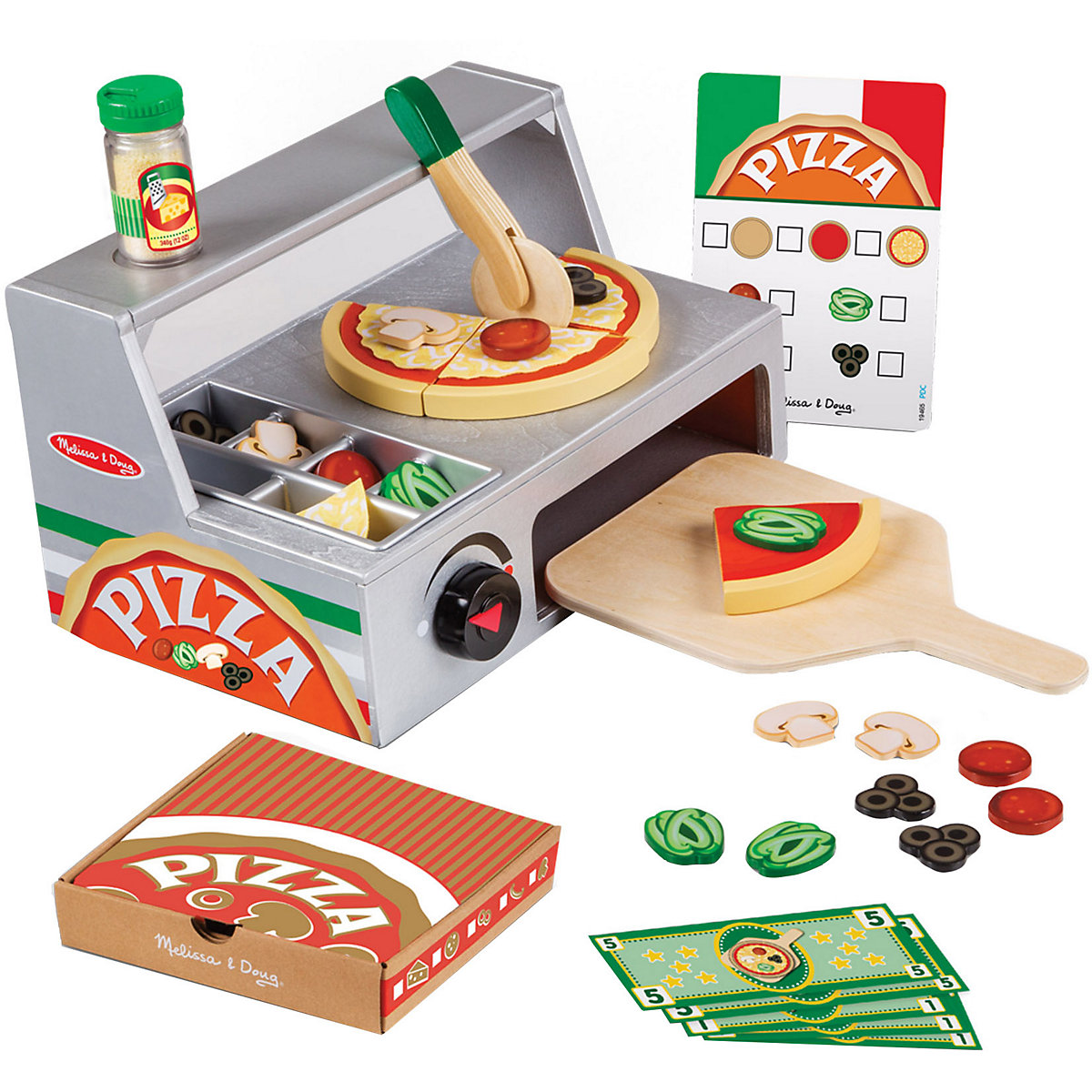 Pizzatheke aus Holz