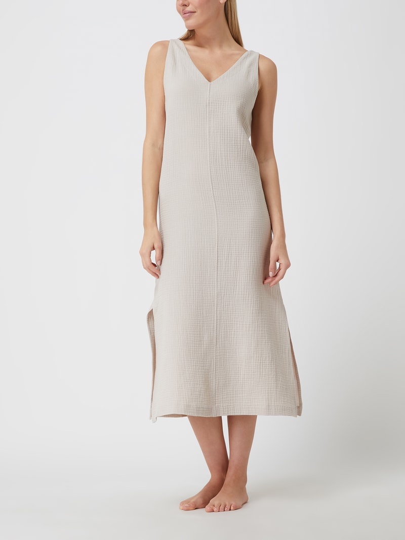 Nachthemd aus Baumwolle Modell 'Gieke' in beige