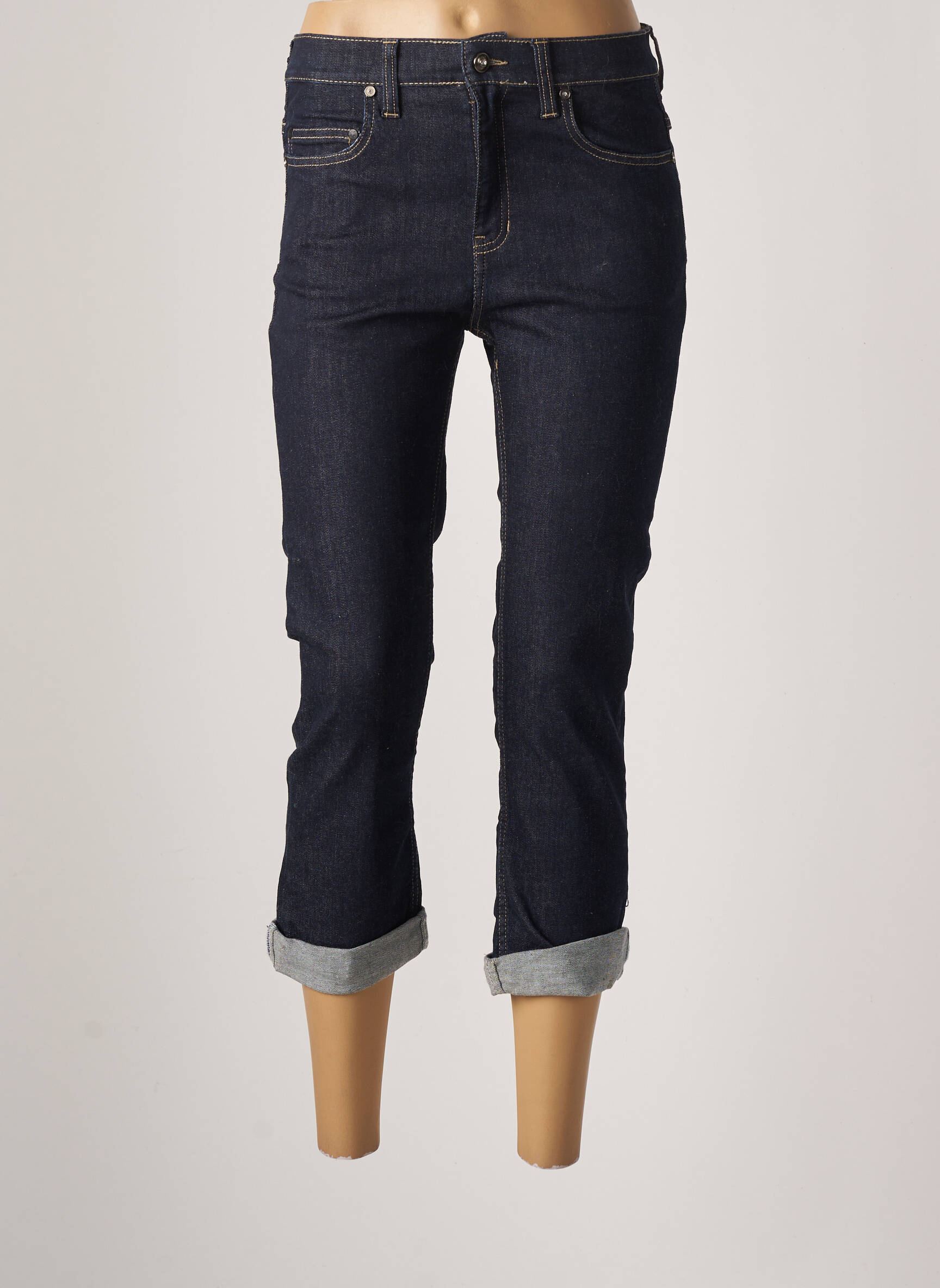 Breizh Angel Jeans Coupe Slim Femme couleur bleu