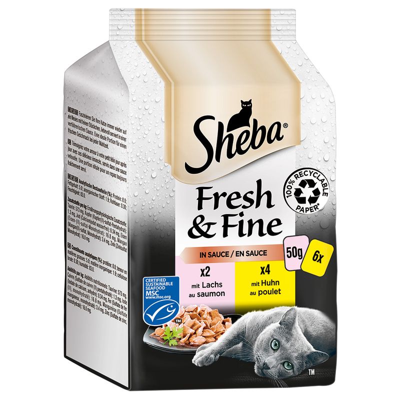 Sparpaket Sheba Fresh & Fine 72 x 50 g zu TOP-Preisen | bitiba %