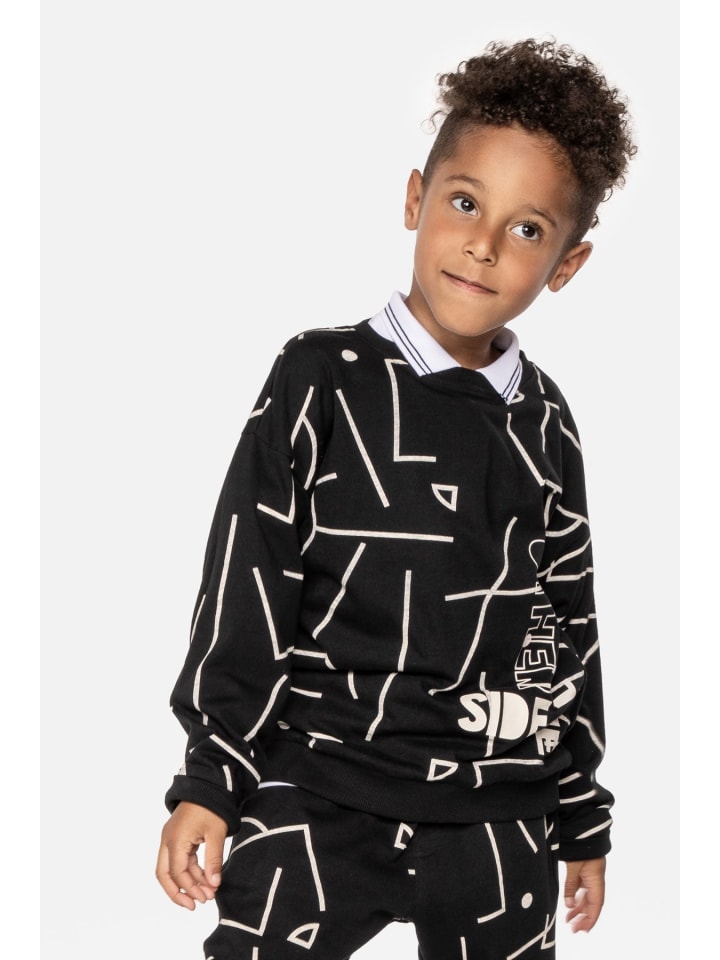 Coccodrillo Langärmeliges T-shirt in schwarz günstig kaufen