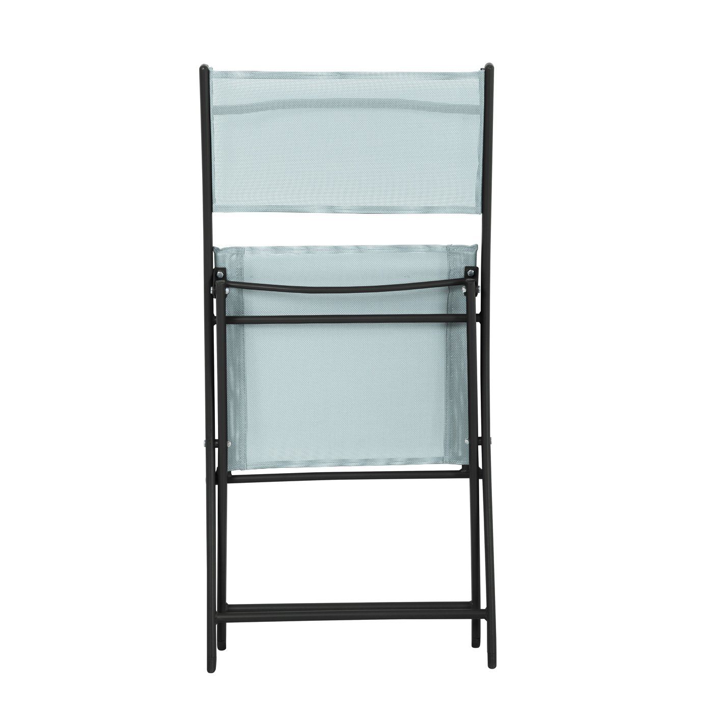 SVITA Balkonset Balkon-Set, (Platzsparendes Set, Ausklappbarer Tisch mit 2 Stühlen und ein Regal zum Verstauen), Tisch und Stühle platzsparend verstaubar