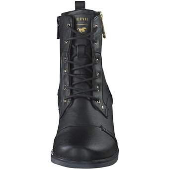 Mustang Schnürstiefelette in schwarz