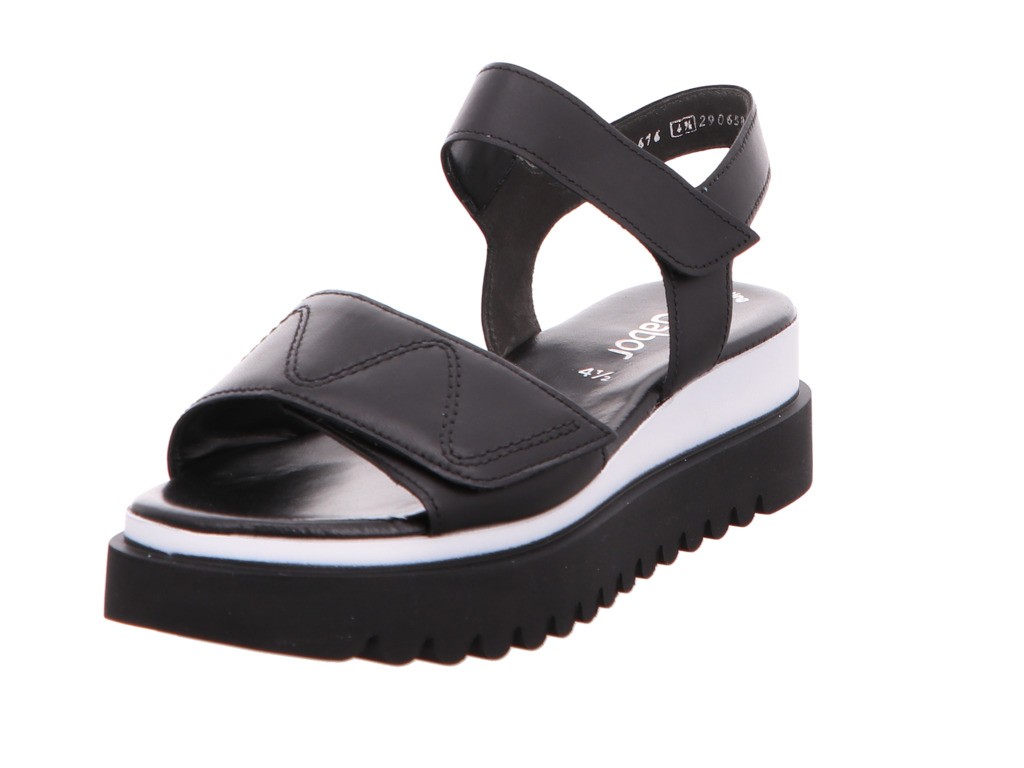 GABOR Plateau Sandalen schwarz