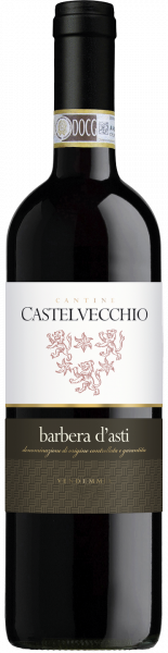Cantine Manfredi Barbera Asti DOCG Barrique Castelvecchio Italien  trocken - 6er Karton