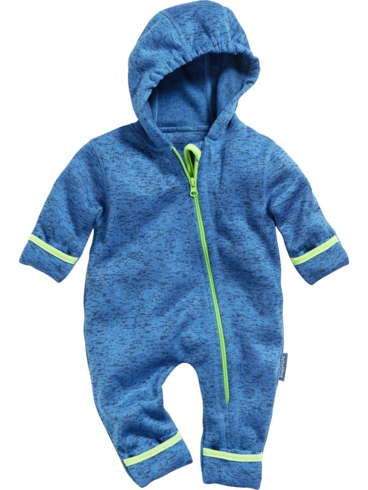 Playshoes Strickfleece-Overall in Blau günstig kaufen