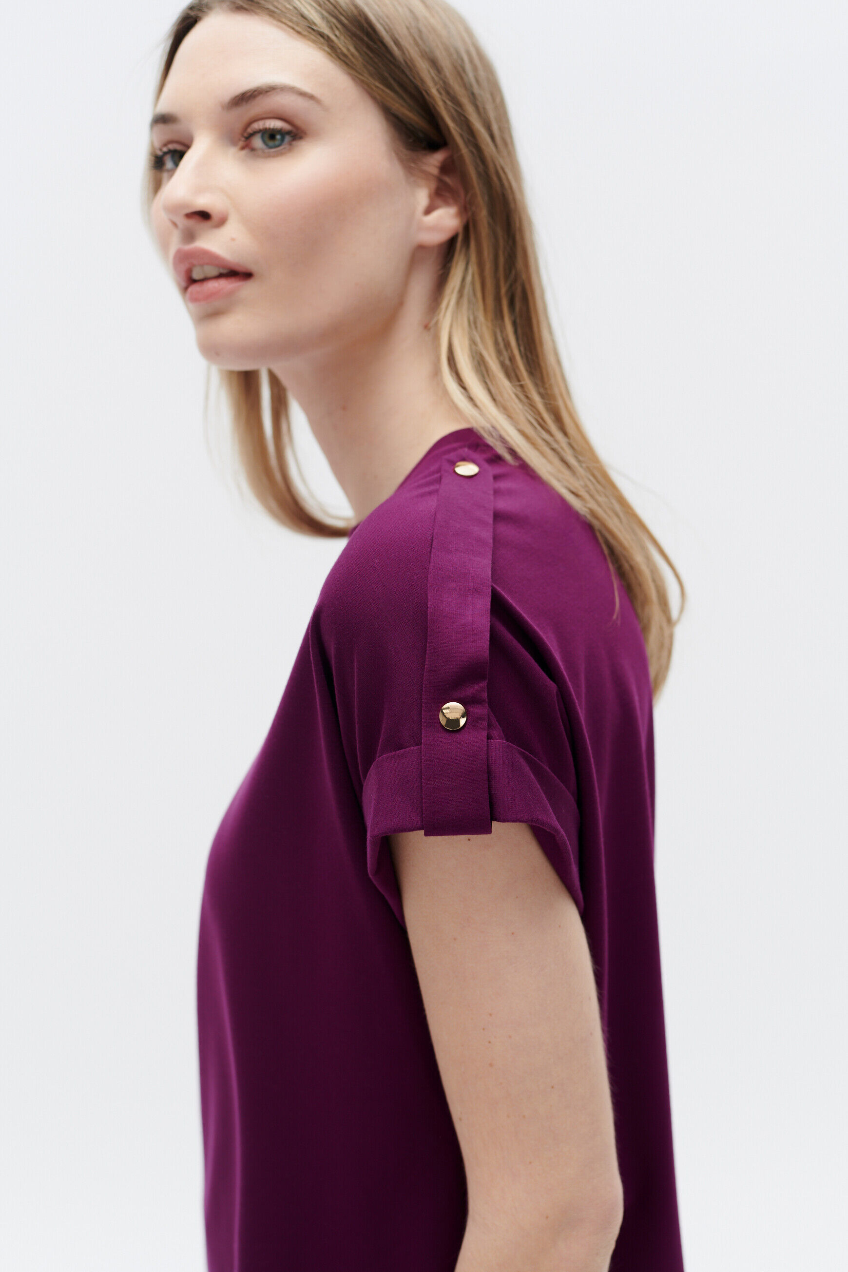 T-shirt tonie violet clair femme