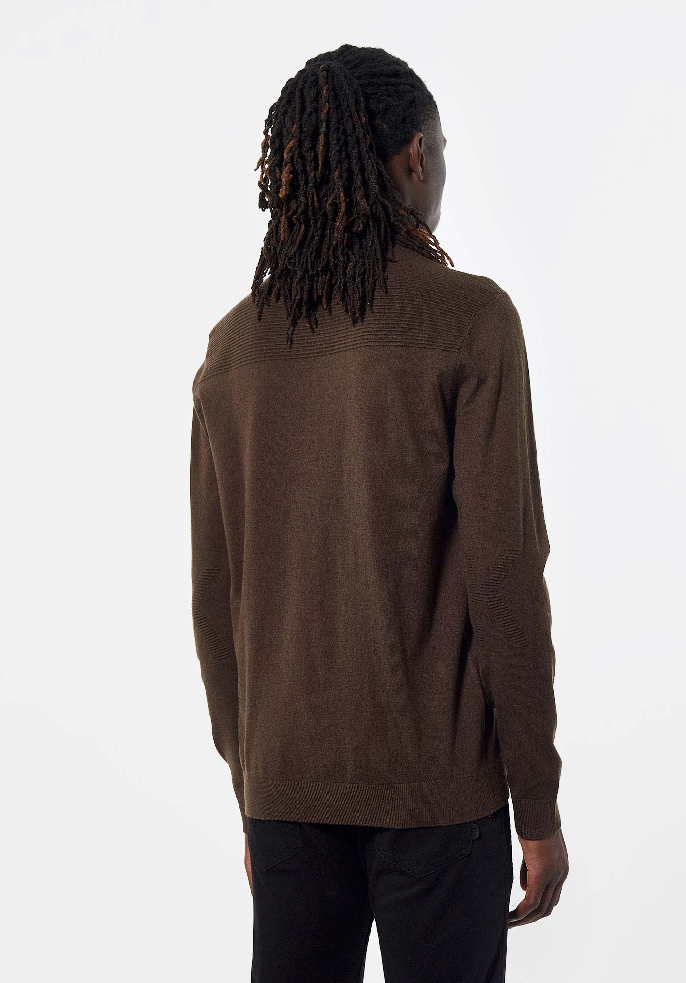 ARIAN  Pull marron Homme