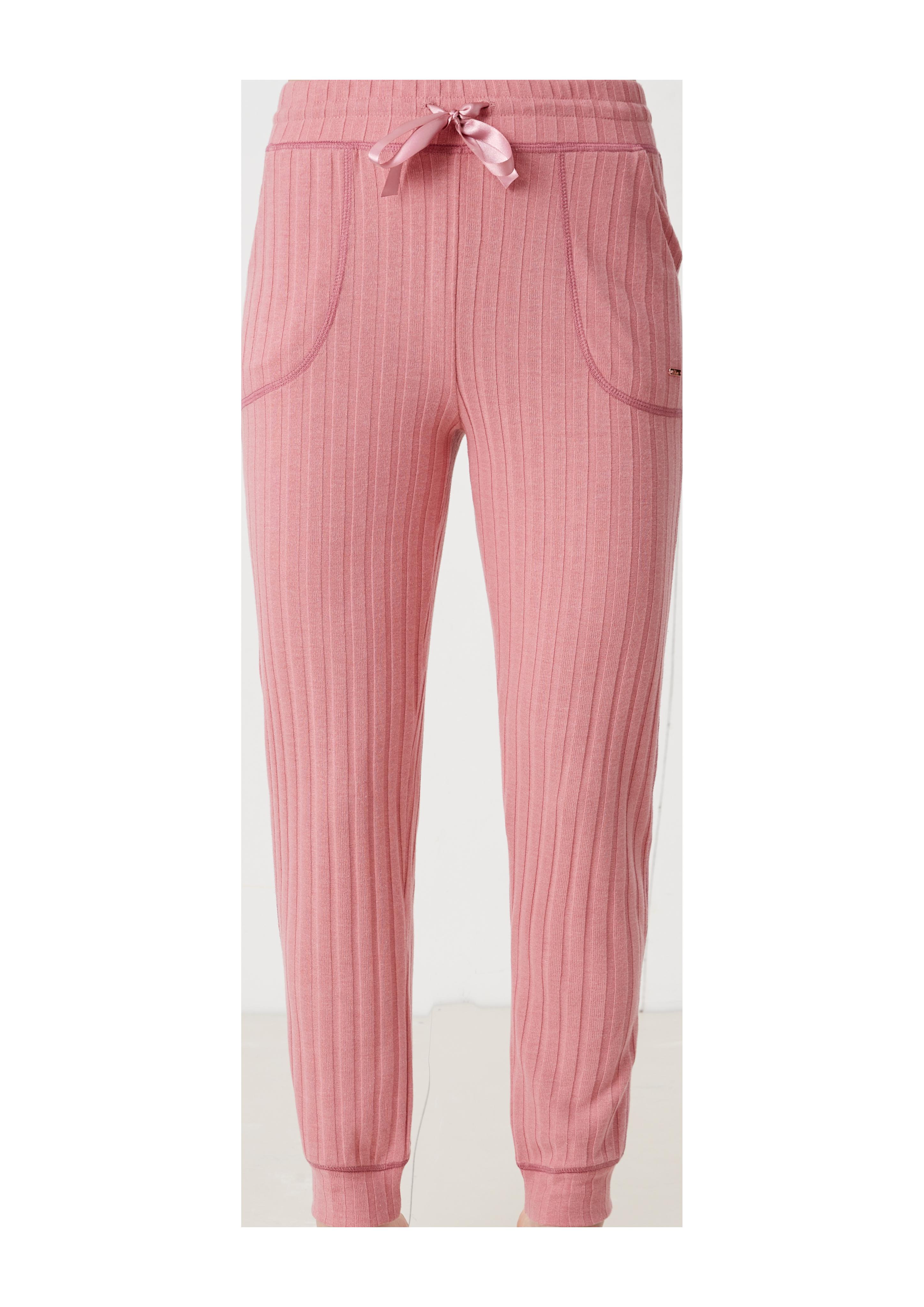 Pyjamahose aus Rippware  6007026-4500