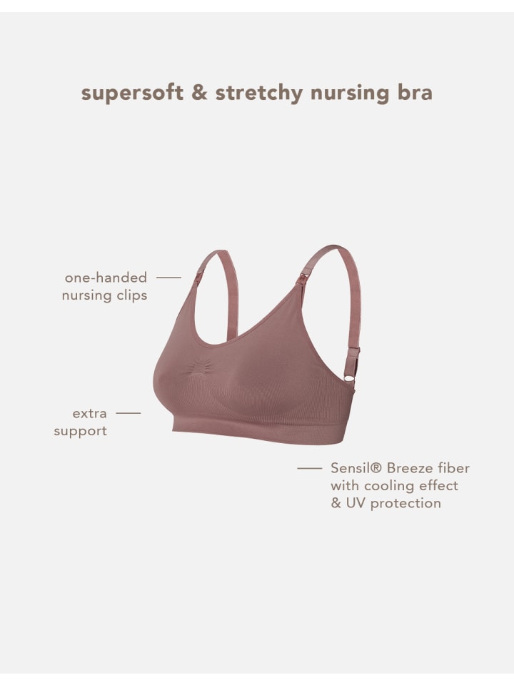 Noppies Nahtloser Still-Bh Hura Sensil® Breeze in Deep Taupe günstig kaufen
