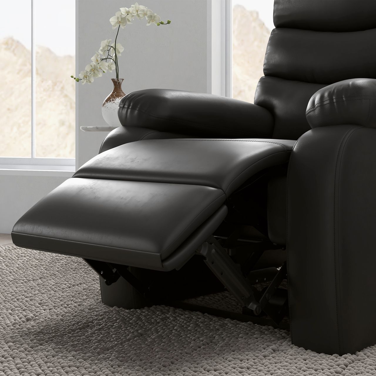 HOMCOM Relaxsessel Liegesessel Sessel mit Liegefunktion bis 125 kg Belastbar