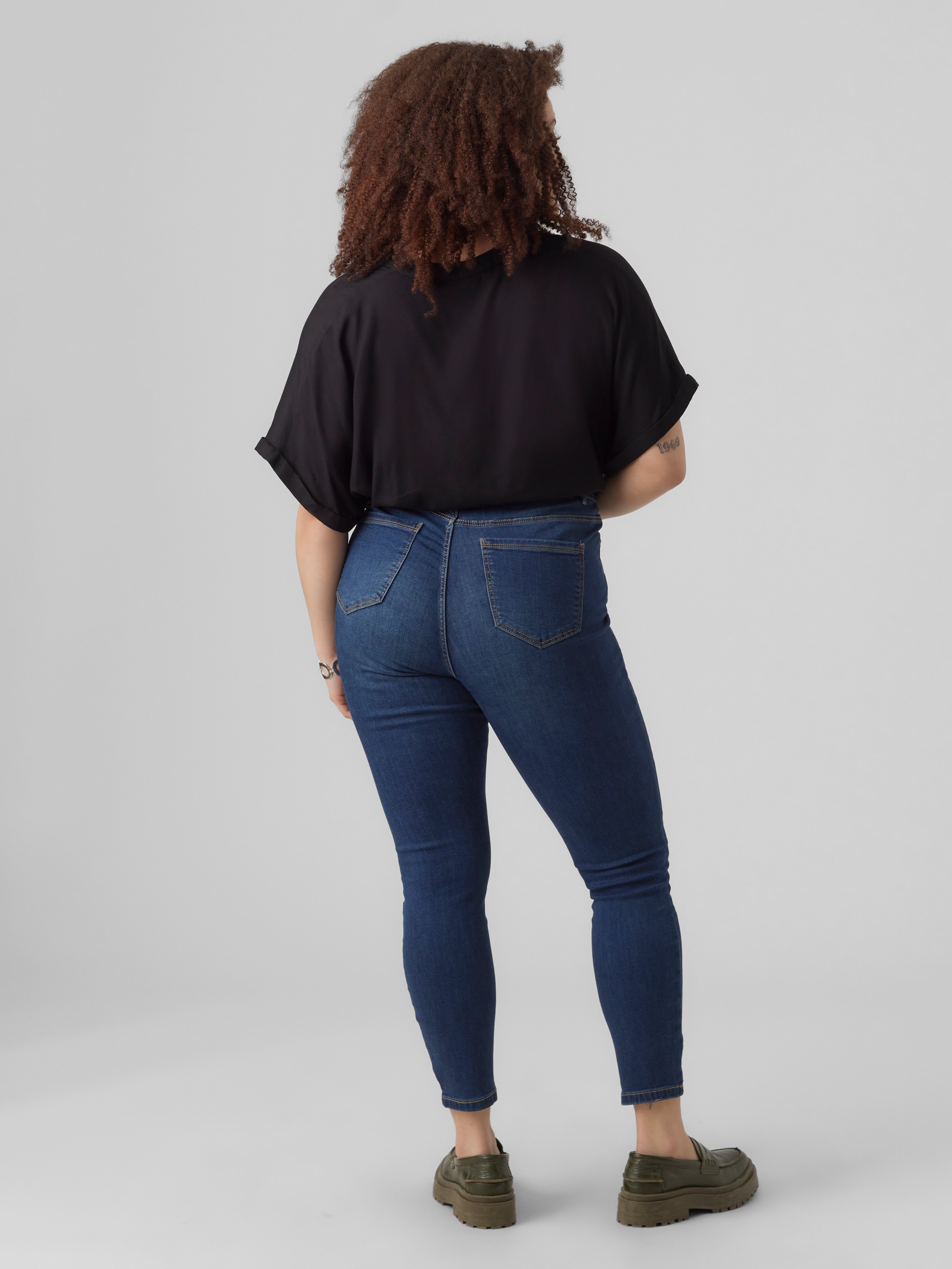 VMSOPHIA Hohe Taille Skinny Fit Jeans