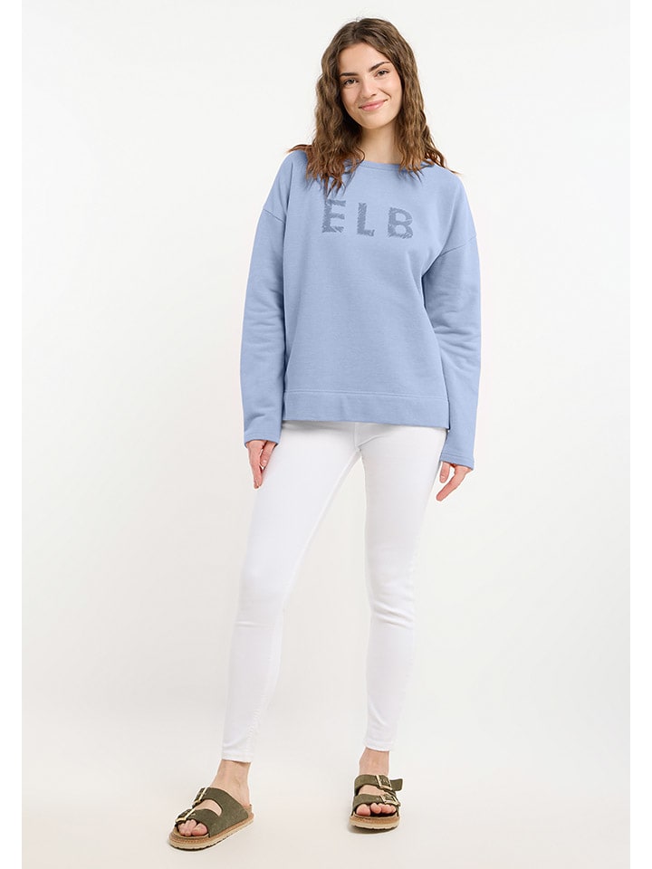 ELBSAND Sweatshirt in Hellblau günstig kaufen