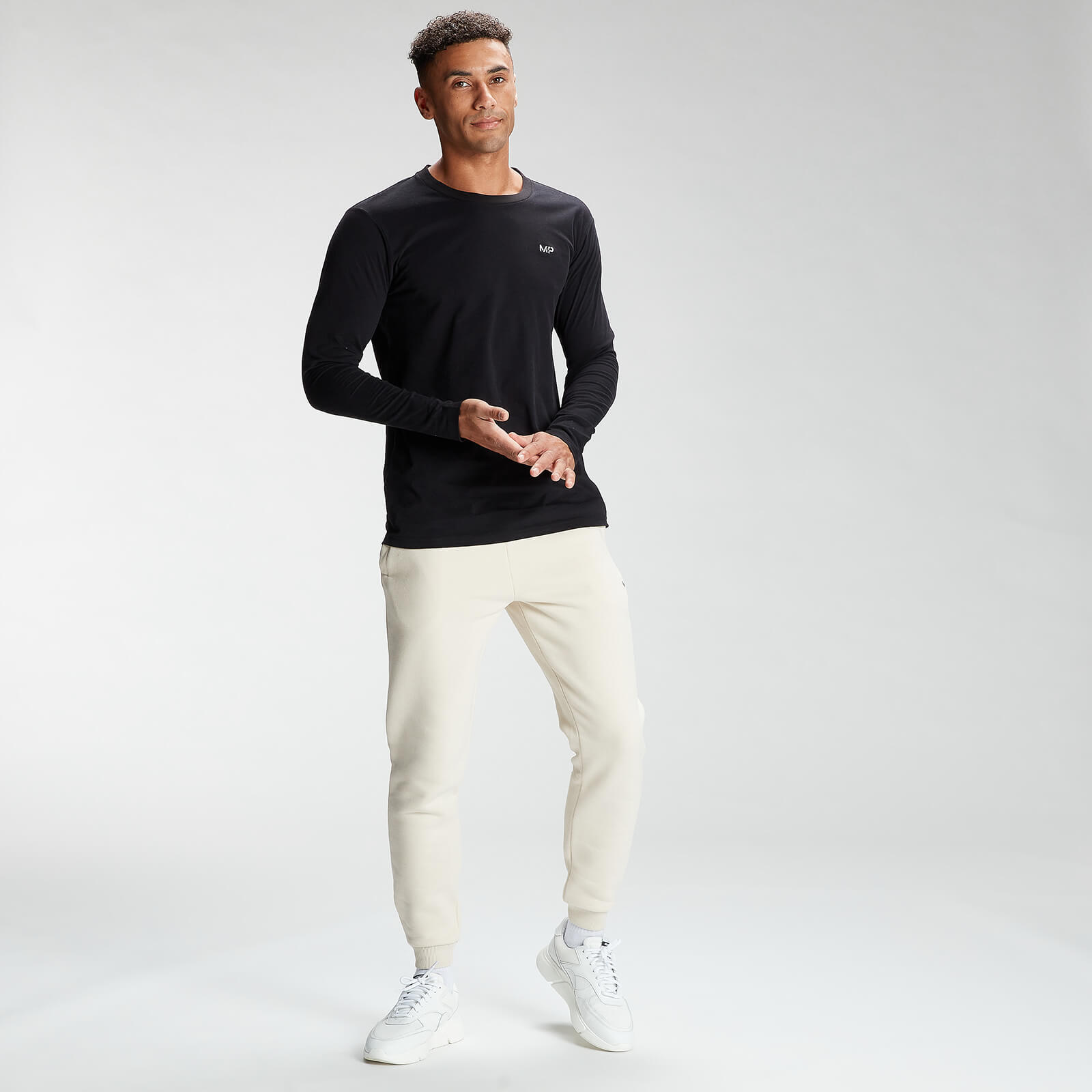 Haut à manches longues MP Essentials pour hommes – Noir