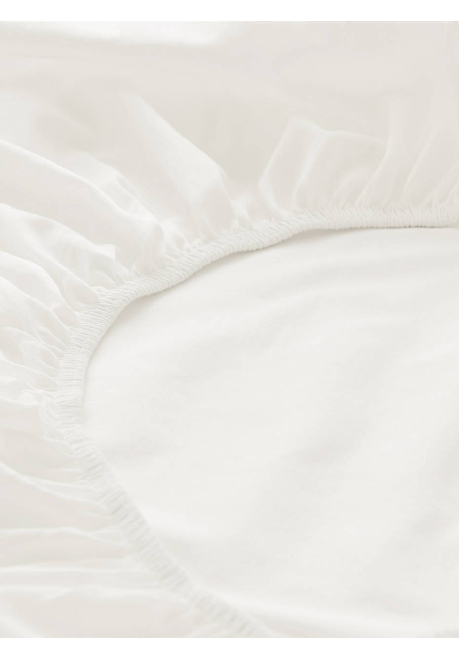 Satin-Spannbetttuch aus reiner Bio-Baumwolle