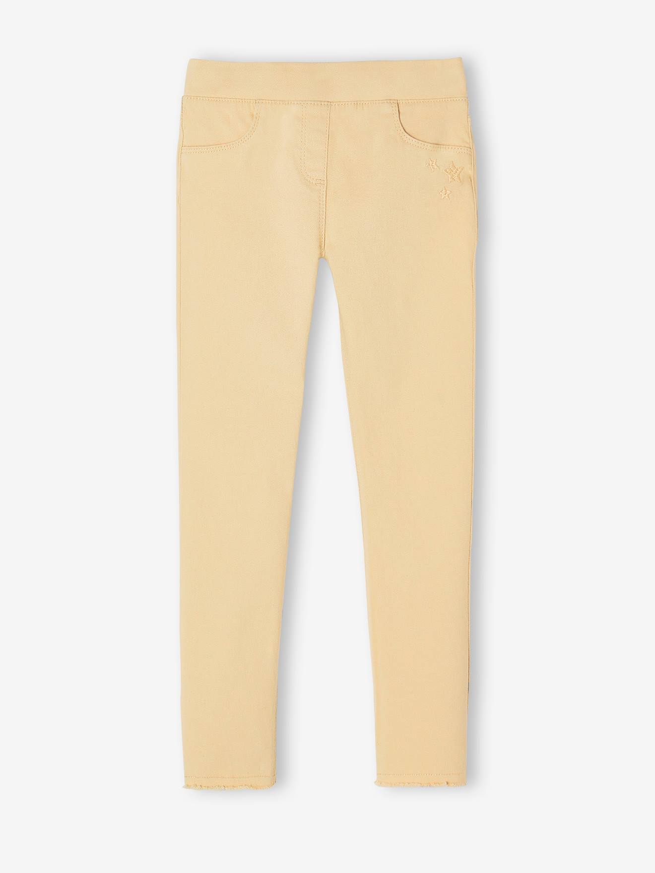 Tregging couleur fille caramel