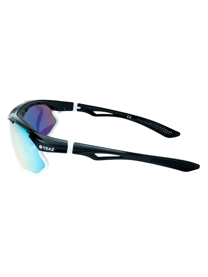 YEAZ SUNRAY Sport-Sonnenbrille schwarz/weiß/rot in schwarz günstig kaufen onesize