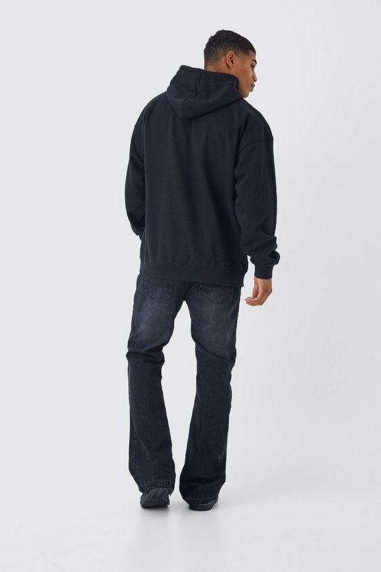 Oversize Hoodie mit Worldwide-Print