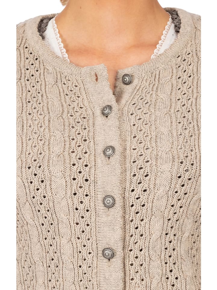 OS-Trachten Strickjacke 457005-0771 in natur günstig kaufen