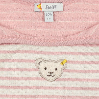 T-Shirt langarm, rosa für Mädchen