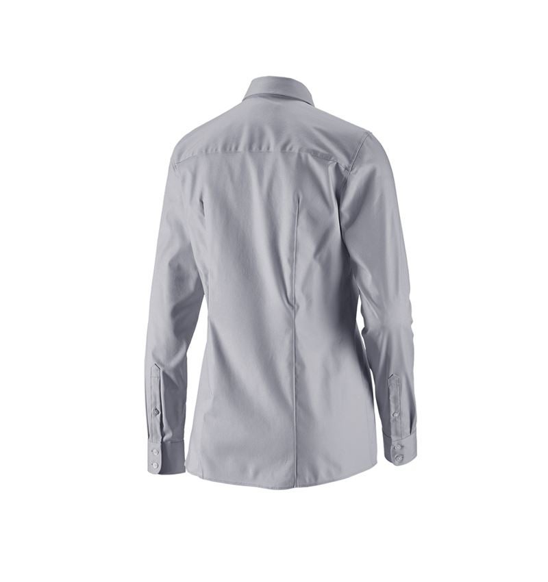 e.s. Business Bluse cotton stretch, Damen reg. fit