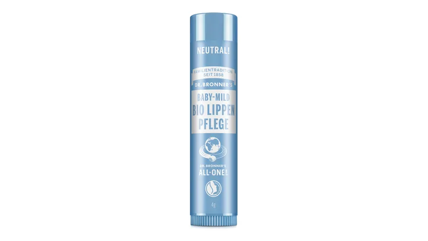 DR. BRONNER'S natürlicher Fair Trade Lip Balm - Naked ohne Duft 4 g