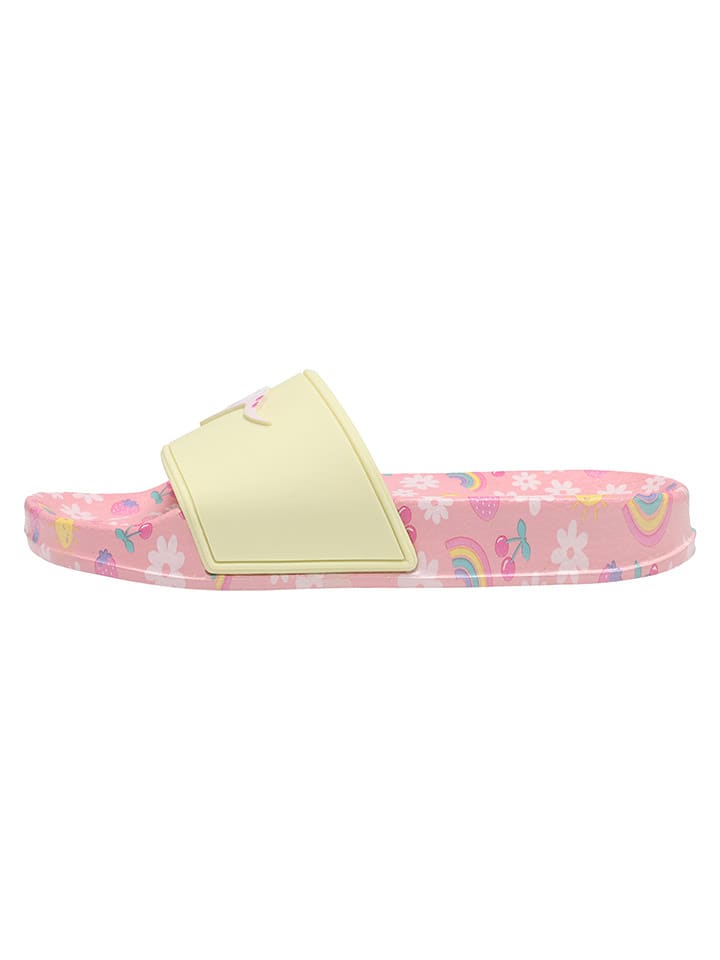 Kangaroos Pantoletten in Gelb/Rosa günstig kaufen