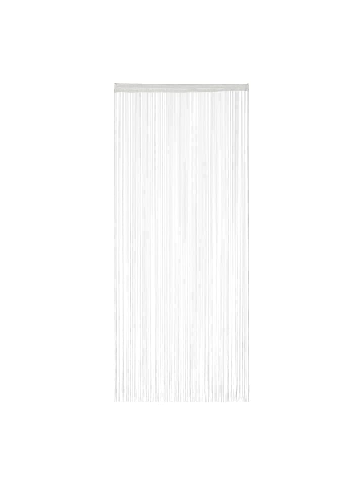 relaxdays Fadenvorhang in Weiß - (L)245 x (B)90 cm günstig kaufen onesize