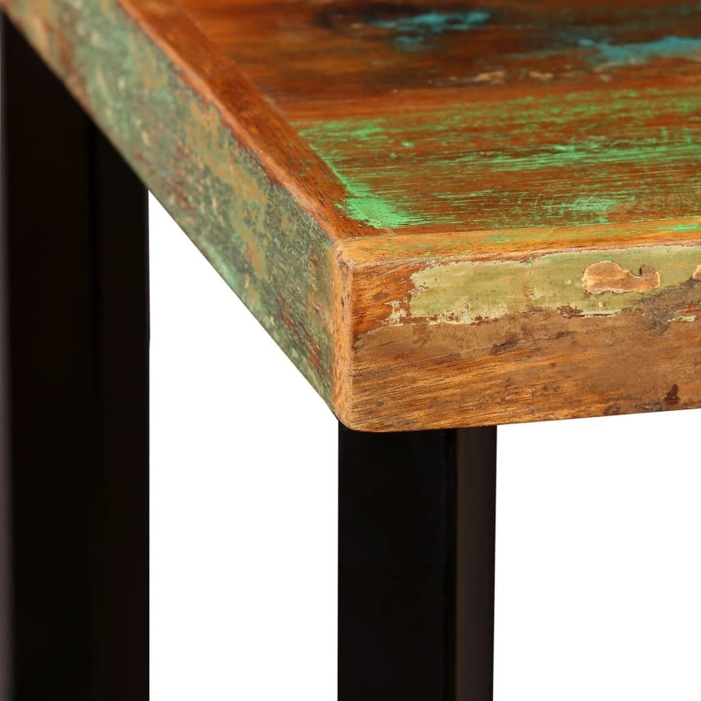 möbelando Stehtisch 295480 (LxBxH: 60x60x107 cm), aus Massivholz in recycle Optik