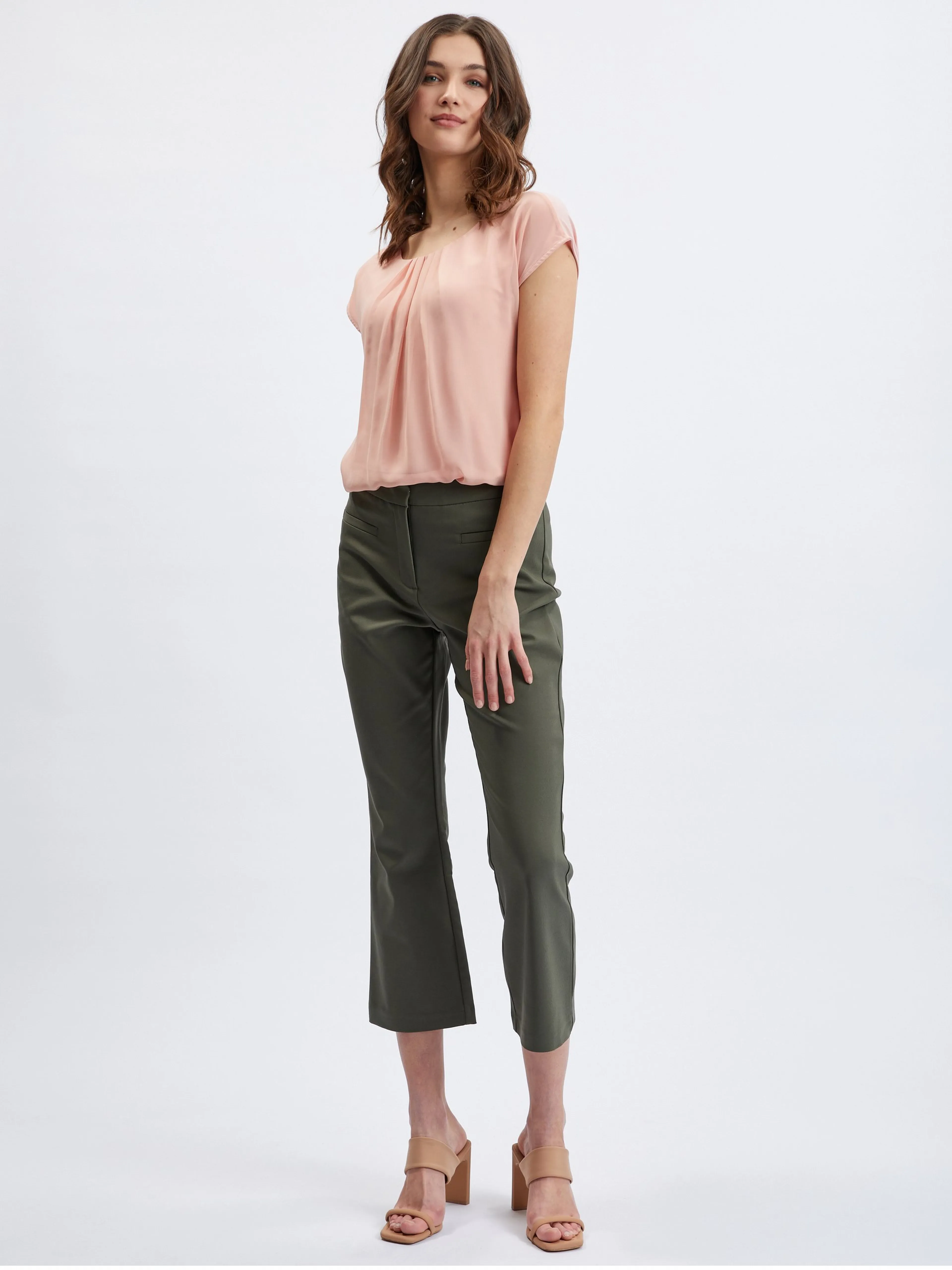 Khakifarbene Damenhose ORSAY