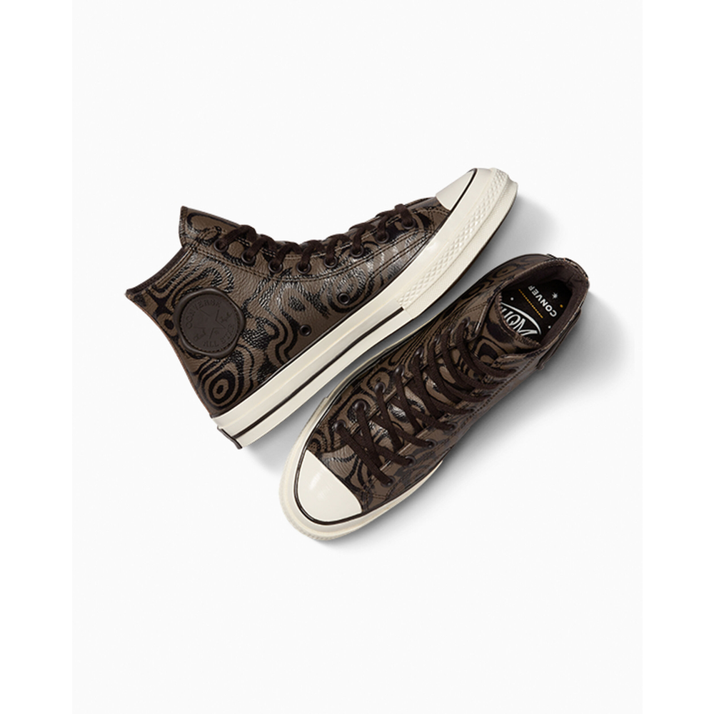 Converse x Wonka Chuck 70 Chocolate Swirl A08151C / braun
