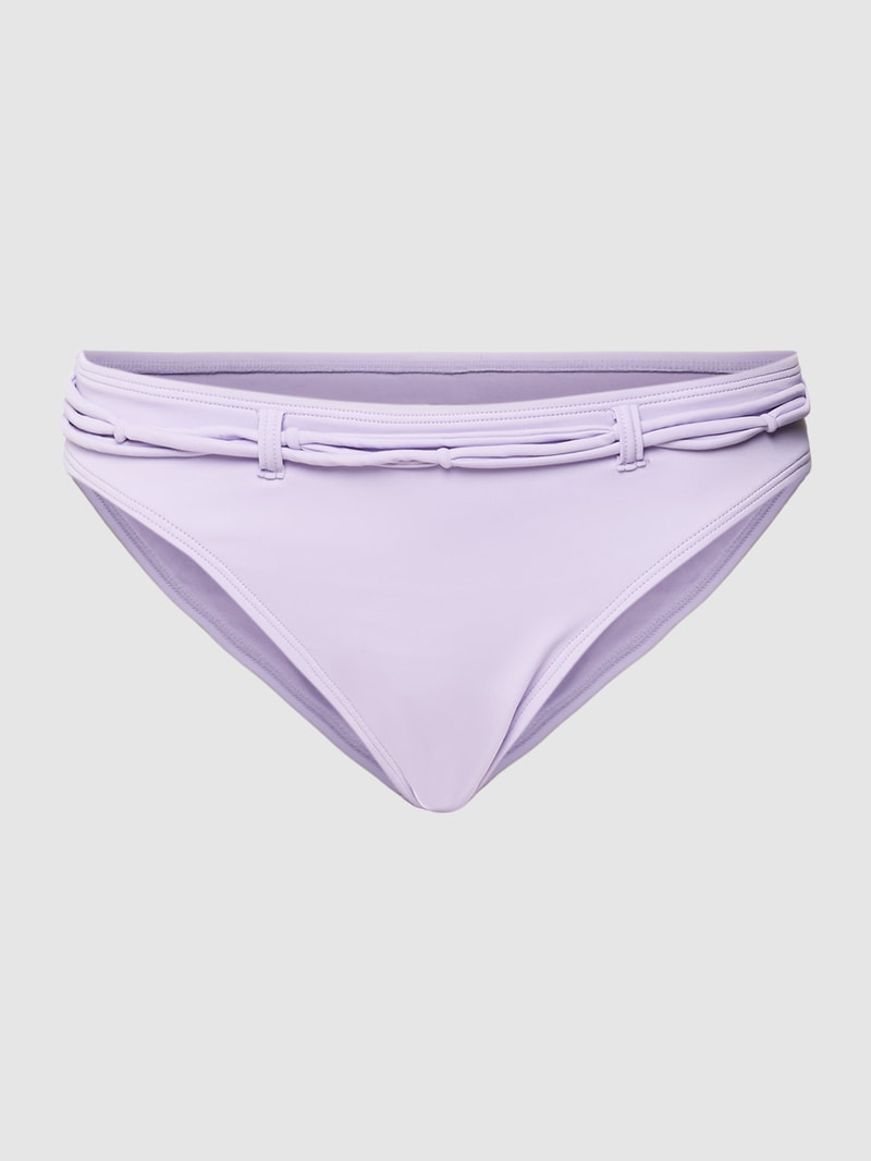 Bikini-Slip mit Streifenmuster Modell 'CRUZ' in flieder