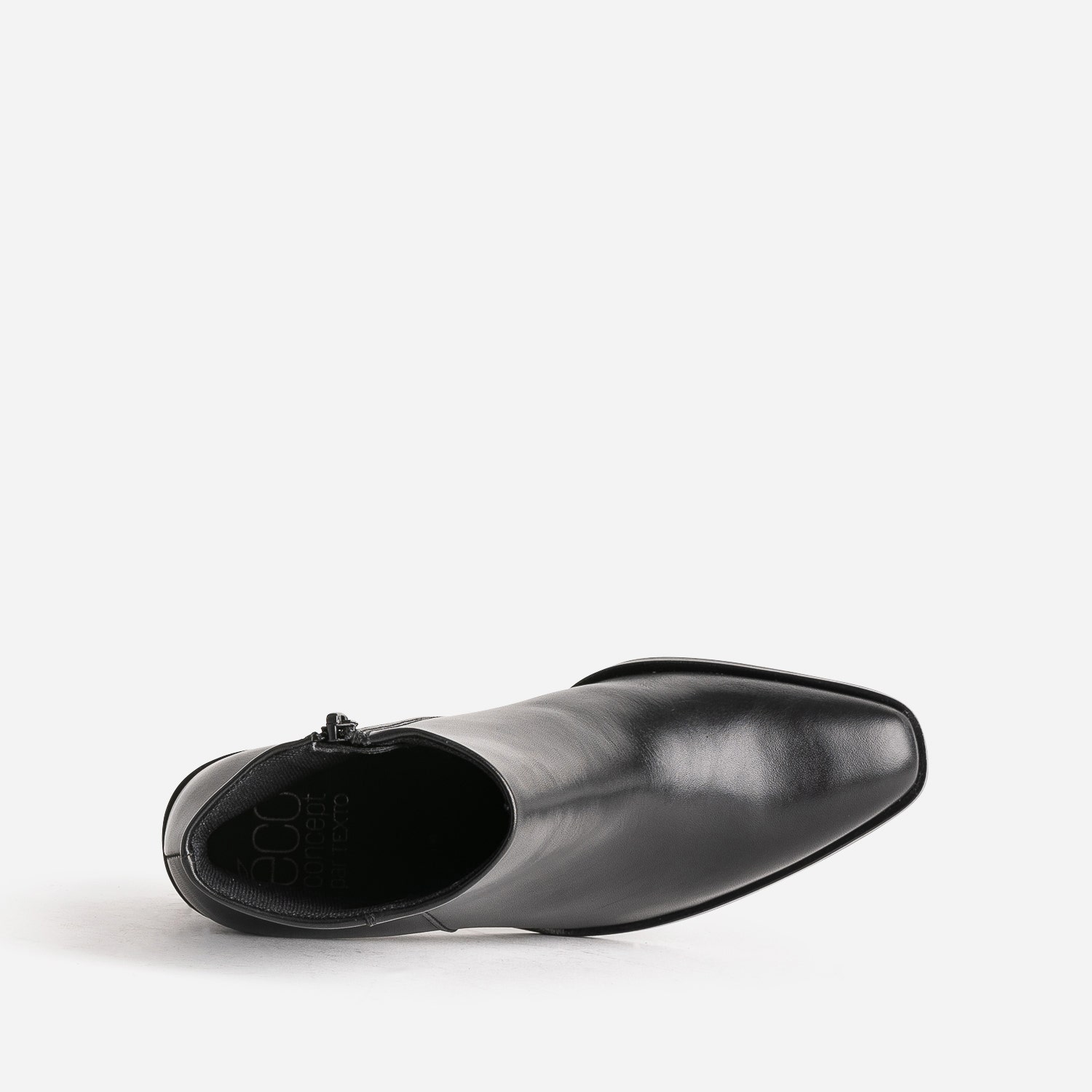 Boots TEXTO noir éco-conçu en cuir