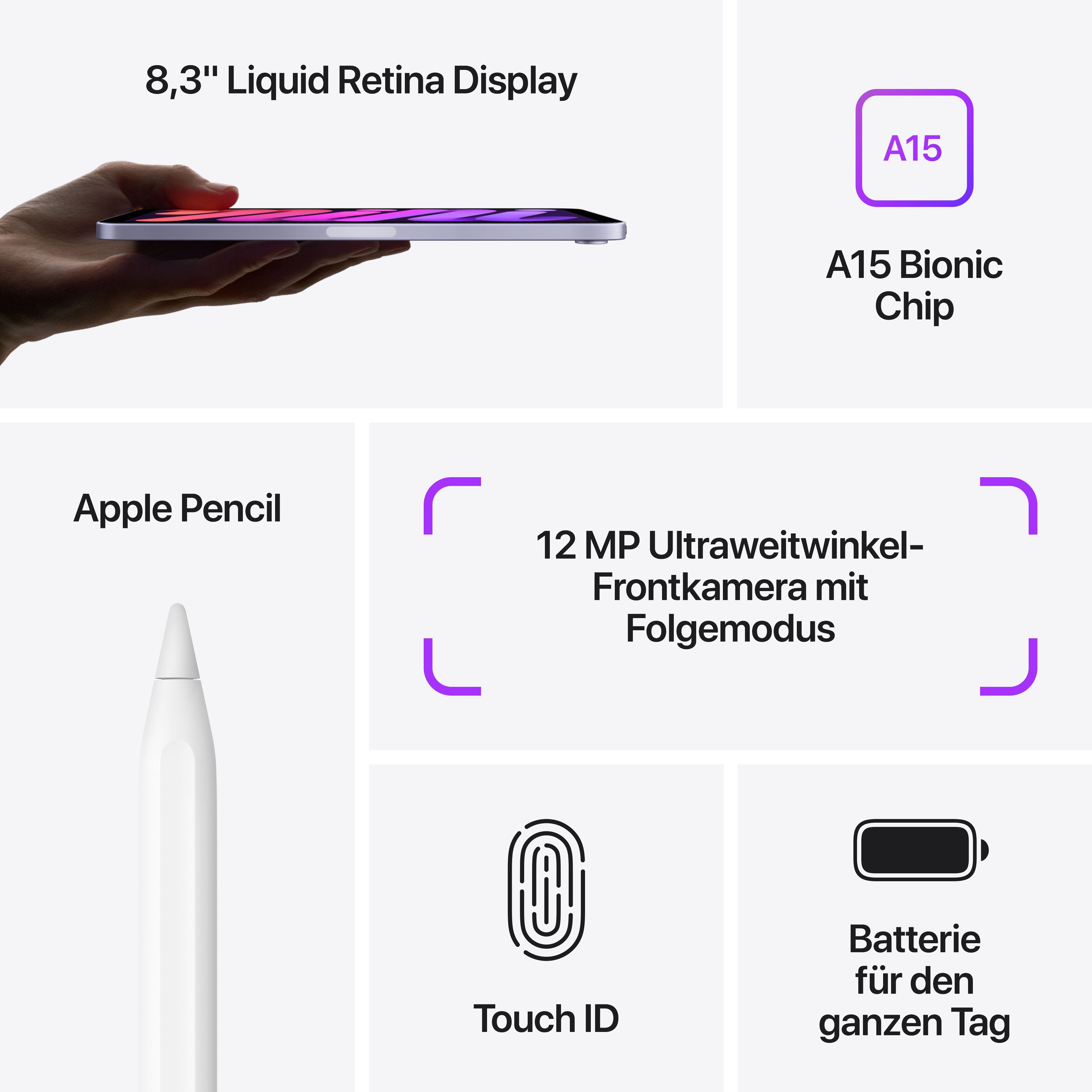 Apple iPad mini Wi-Fi (2021) Tablet (8,3