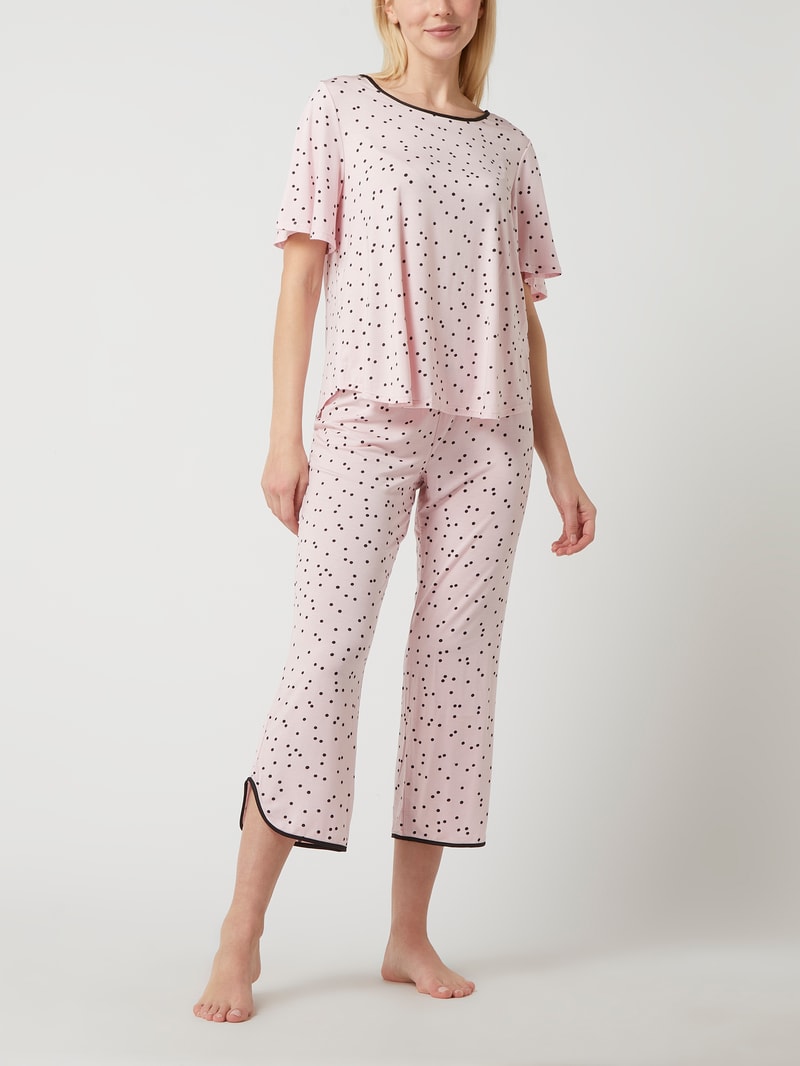 Pyjama mit Stretch-Anteil in hellrosa