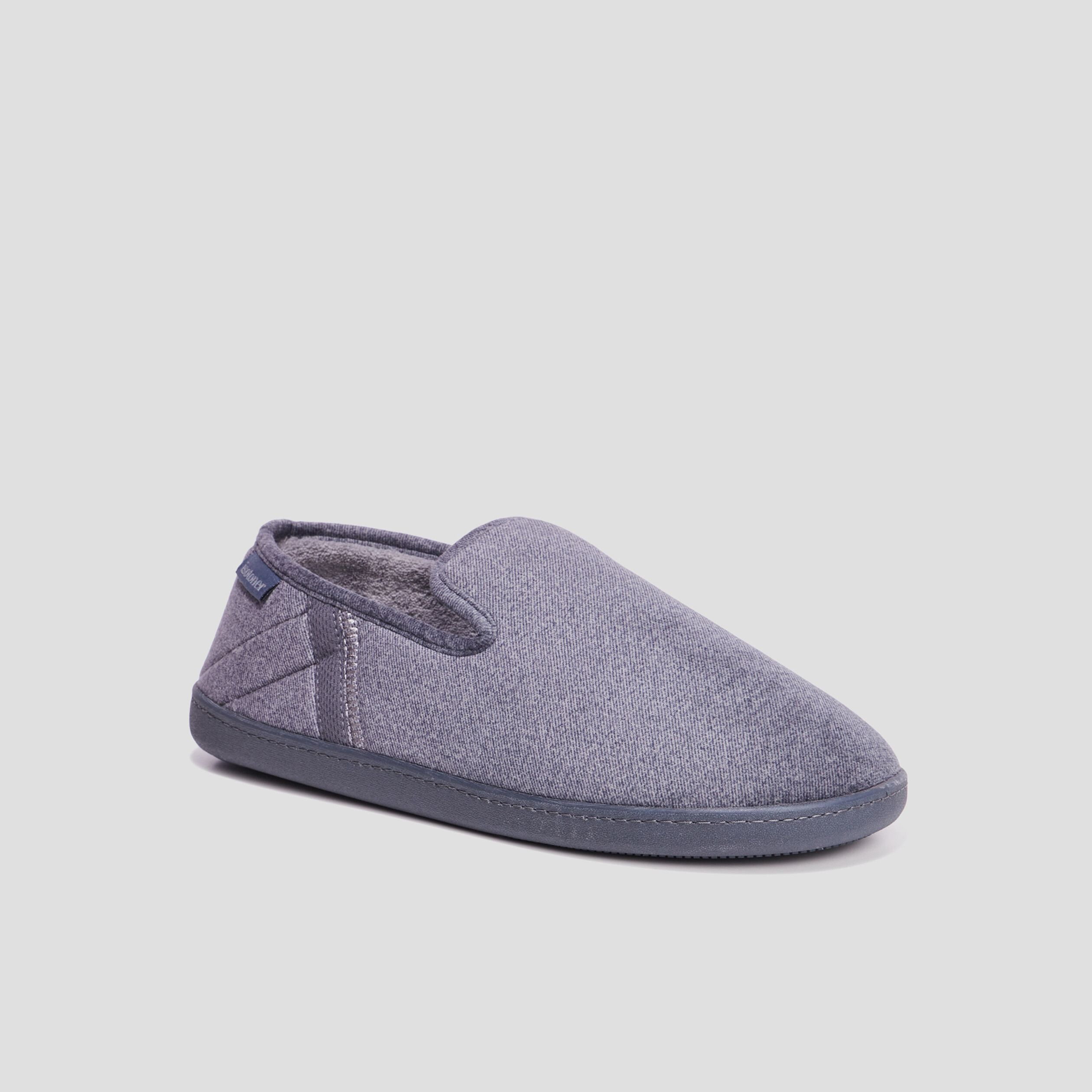 Chaussons charentaise Isotoner gris homme | La Halle