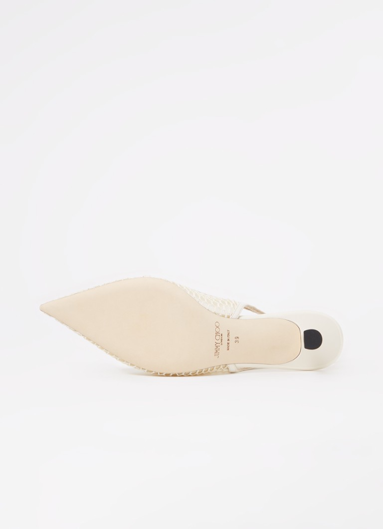 Jimmy Choo Amita 45 slingback with suede details