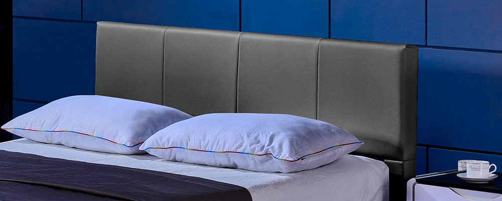 Home Deluxe LED Bett ASTEROID Dunkelgrau mit Matratze – 140 x 200 cm
