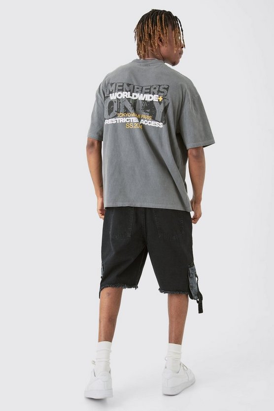 Tall T-Shirt mit Worldwide-Print