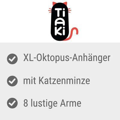 TIAKI Katzenangel XL Oktopus