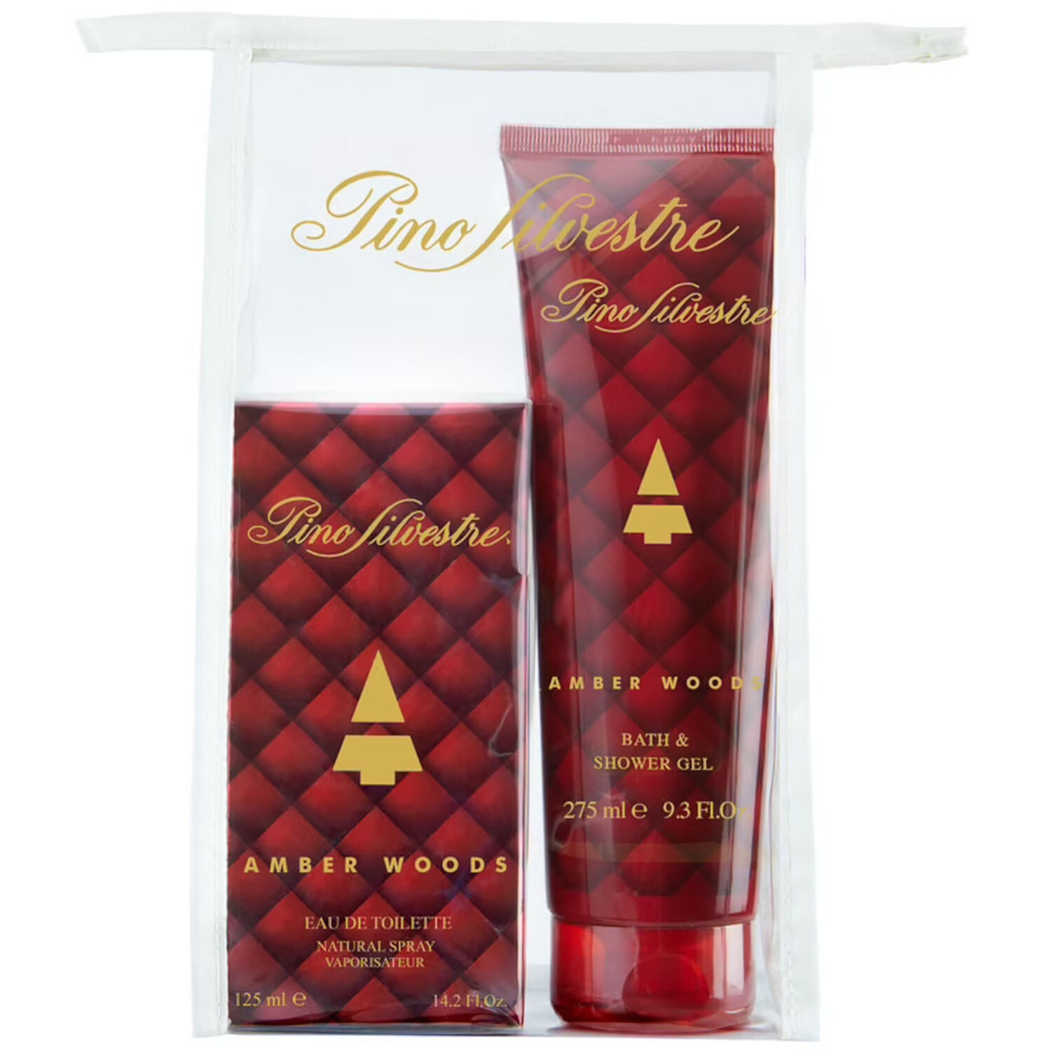Pino Silvestre Amber Woods Coffret Eau de toilette 125 ml + Gel Douche 275 ml